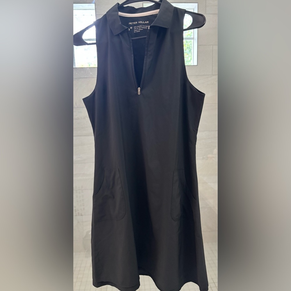 Peter Millar Black Zip-Up dress